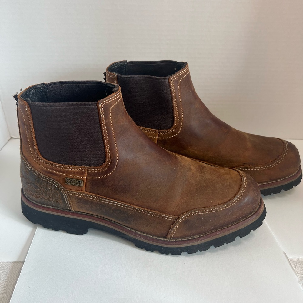 RedHead Bob Timberlake Romeo 9W Brown Leather Ankle Boots Excellent Condition